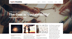 Desktop Screenshot of forepharma.com